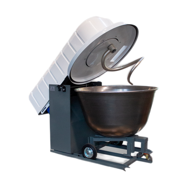 Машина тестомесильная ТММ-140.2 с дежой из нерж.стали, мес орган углер. спираль.